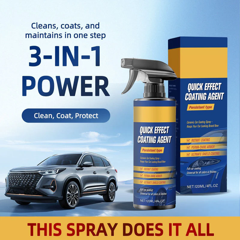 🌞Fris De Lente In Met 50% Korting!🚗 3-in-1 Auto-lakspray: Reinigen + Coaten + Beschermen in één stap – directe glans én langdurige bescherming!