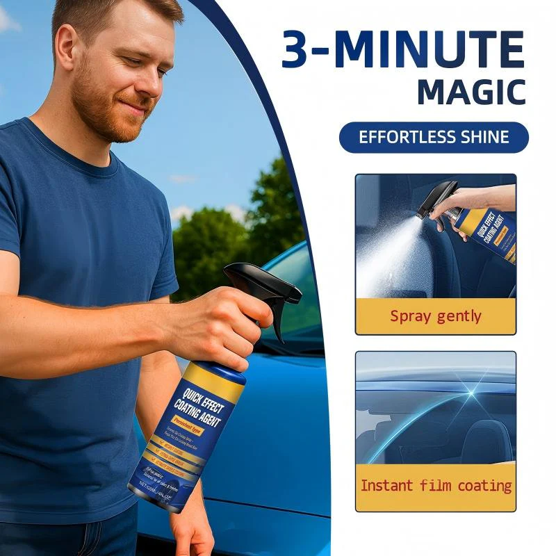 🌞Fris De Lente In Met 50% Korting!🚗 3-in-1 Auto-lakspray: Reinigen + Coaten + Beschermen in één stap – directe glans én langdurige bescherming! - Image 2