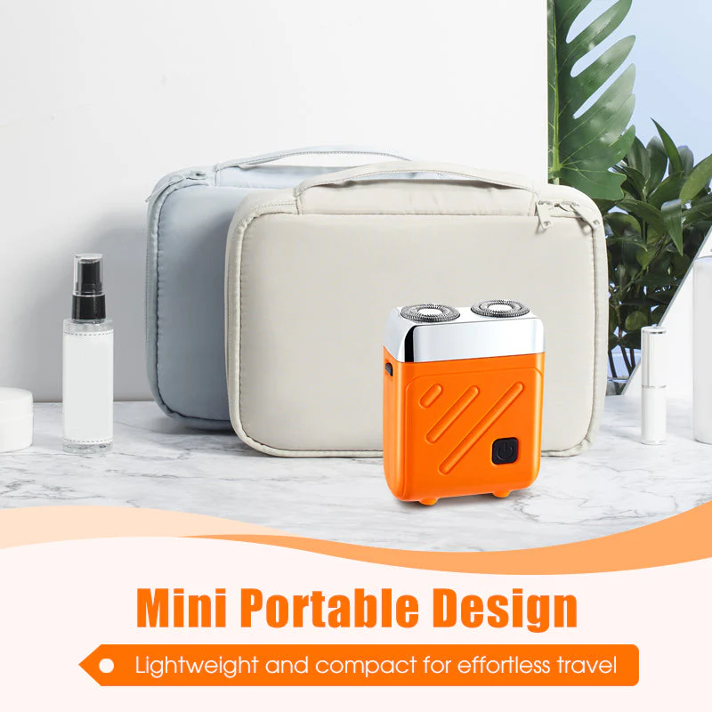 🪒✈️ Efficiënt Duurzaam Mini Scheerapparaat – Dubbel Ringblad, Ultracompact Draagbaar & Afwasbare Scheerkop (Type-C Opladen)! - Image 5