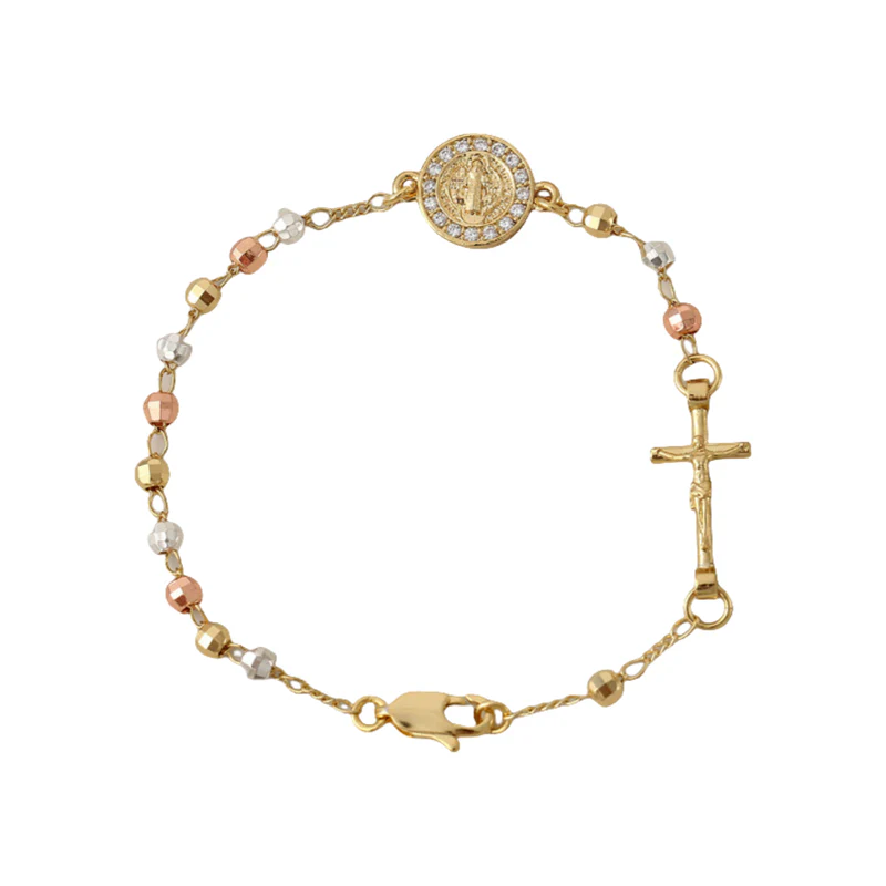 Elegante armband met stras kruisje - Image 2