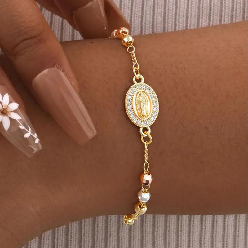 Elegante armband met stras kruisje - Image 3