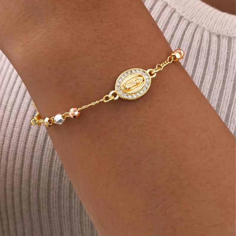 Elegante armband met stras kruisje - Image 4
