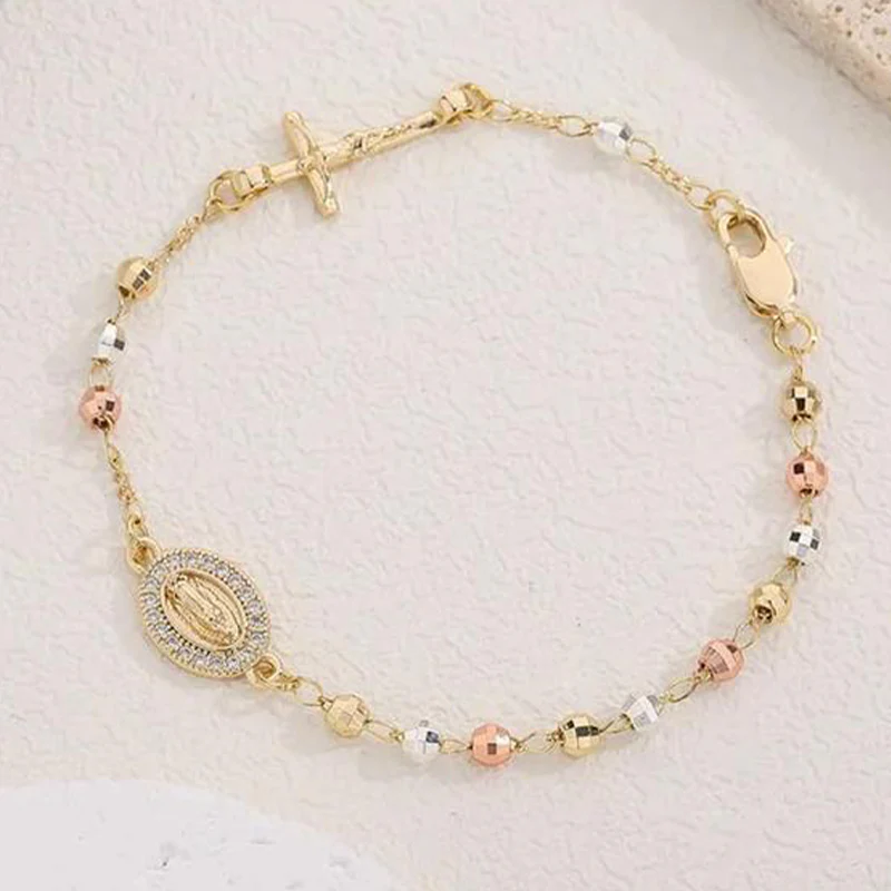 Elegante armband met stras kruisje - Image 5