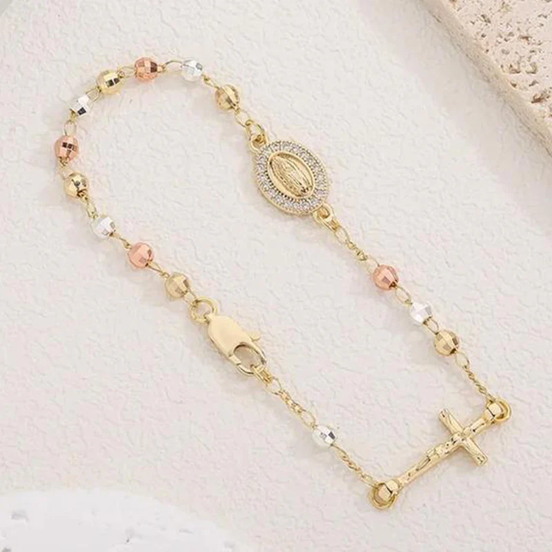 Elegante armband met stras kruisje - Image 6
