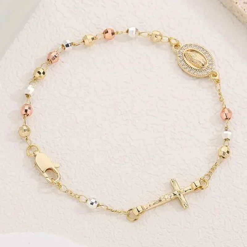 Elegante armband met stras kruisje - Image 9