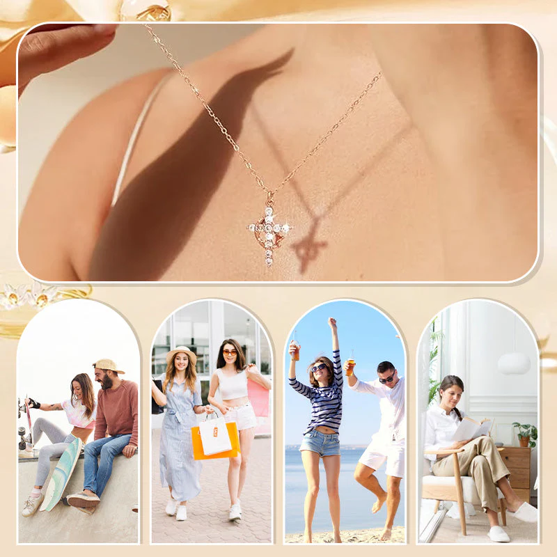 ✝️👑 Forever Cross & Crown Ketting – Betekenisvol Symbool, Moissanite Glans & Unisex Design (Duurzaam & Waterdicht!) - Image 7