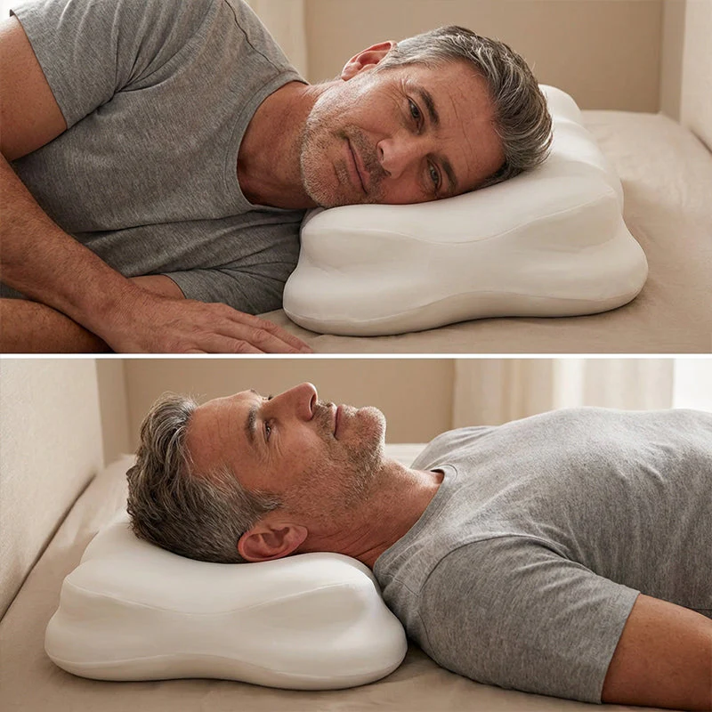 🌞Fris De Lente In Met 50% Korting!😴 Ergonomisch Bio-Traagschuim Neksteunkussen – Zeg Vaarwel tegen Nekpijn & Welkom bij Diepe Slaap - Image 4