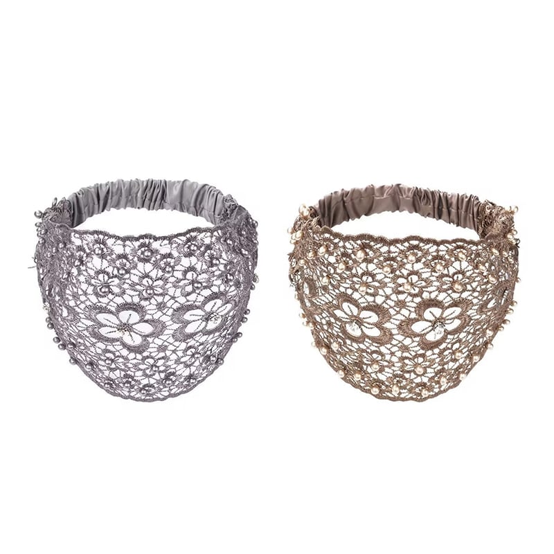 🌞Fris De Lente In Met 50% Korting!✨ Brede Guipurekant Haarband met Kralen & Bloemmotief – Verberg Dunner Haren & Straal Elegante Uitstraling! - Image 21