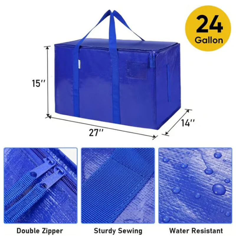 🎉Nieuwjaars Cadeau 50% KORTING!🛍️Extra Grote Opvouwbare Verhuiszak (Staaf & Waterdicht) – Sterke Handvatten & Ruimtebesparend: Perfect Voor Verhuizen/Opbergen! - Image 5