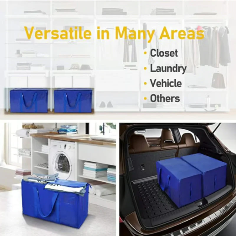 🎉Nieuwjaars Cadeau 50% KORTING!🛍️Extra Grote Opvouwbare Verhuiszak (Staaf & Waterdicht) – Sterke Handvatten & Ruimtebesparend: Perfect Voor Verhuizen/Opbergen! - Image 6