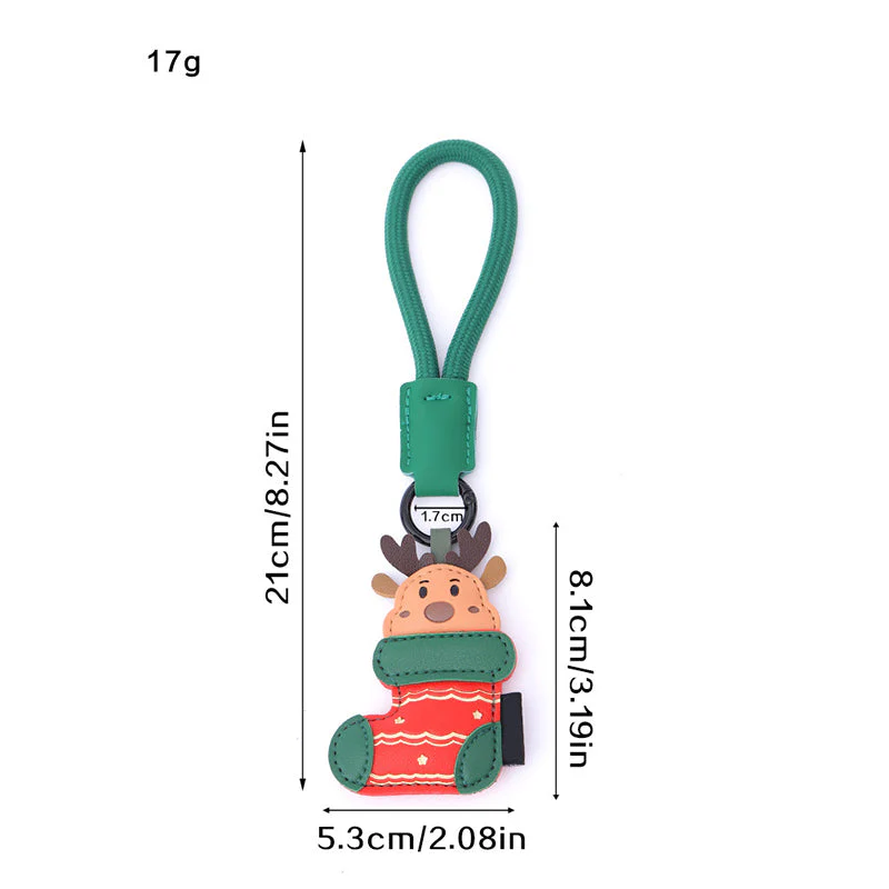🎄🎁 Feestelijke Kerst Sleutelhanger Tasbedeltje – Charmante Kerstpersonages & Veelzijdig (Ideaal Cadeau voor Kerst!) - Image 10