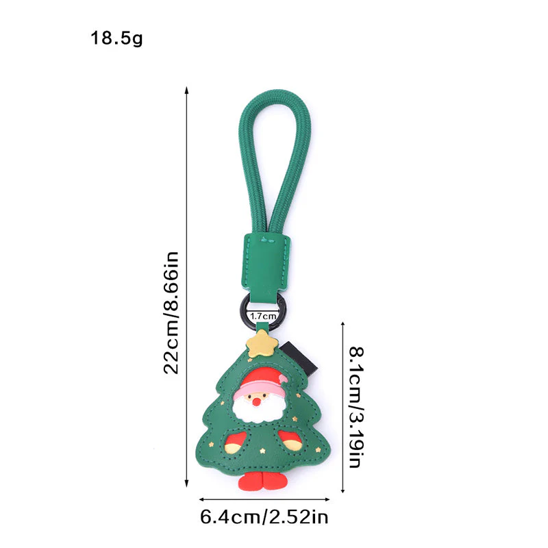 🎄🎁 Feestelijke Kerst Sleutelhanger Tasbedeltje – Charmante Kerstpersonages & Veelzijdig (Ideaal Cadeau voor Kerst!) - Image 2
