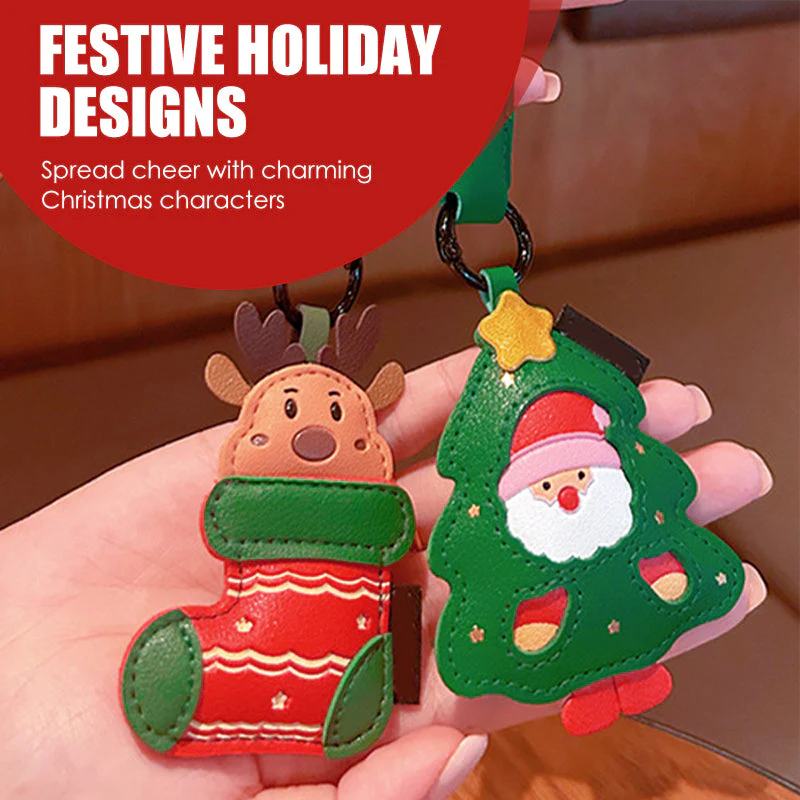 🎄🎁 Feestelijke Kerst Sleutelhanger Tasbedeltje – Charmante Kerstpersonages & Veelzijdig (Ideaal Cadeau voor Kerst!) - Image 3