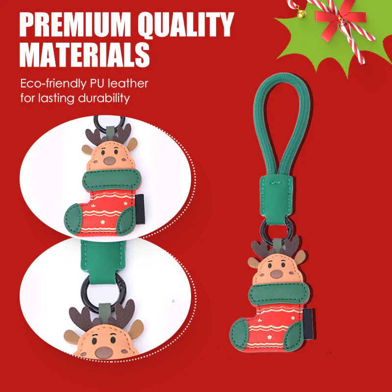 🎄🎁 Feestelijke Kerst Sleutelhanger Tasbedeltje – Charmante Kerstpersonages & Veelzijdig (Ideaal Cadeau voor Kerst!) - Image 5