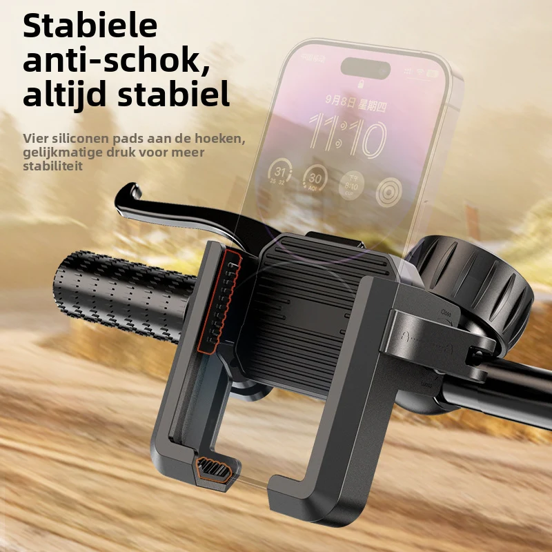 🎉Nieuwjaars Cadeau 50% KORTING!📱Fiets Telefoonhouder - Schokdempend & Superstabiel: Eenvoudig Te Monteren Voor 4.7-7.2 Inch Telefoons! - Image 2