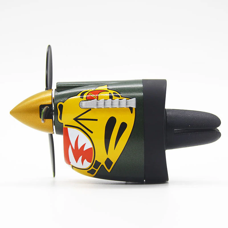 💘Valentijnsaanbieding: 50% Korting!🚗 Gevechtsvliegtuig Luchtverfrisser – Propeller Verspreidt Geur | Retro Stijl voor je Auto! - Image 9