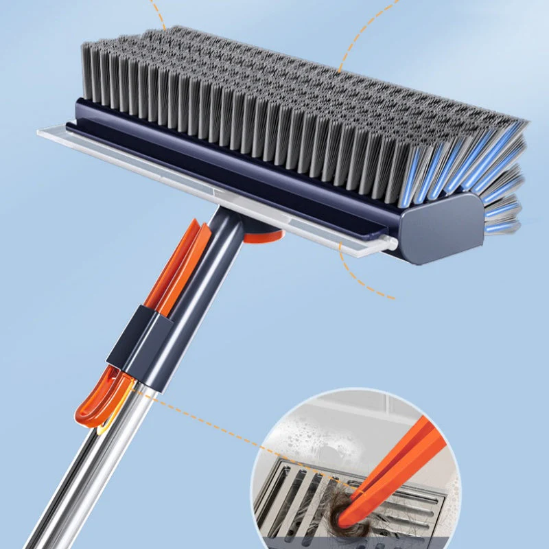 3-in-1 vloerschrobborstel met lange steel - Image 2