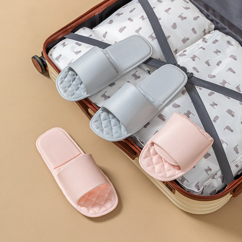 🛁 Opvouwbare Antislip Wegwerp-Doucheslippers – EVA-Materiaal, Comfortabel & Hygiënisch Voor Reizen/Thuis! - Image 2