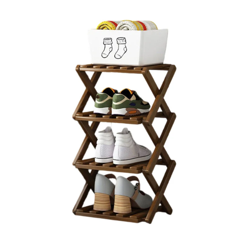 🌞Fris De Lente In Met 50% Korting!👟Duurzaam Opvouwbaar Bamboe Schoenenrek – Meerdere Lagen & Ruimtebesparend! - Image 10