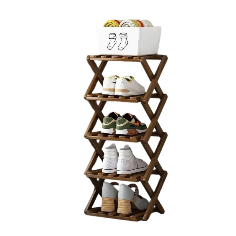 🌞Fris De Lente In Met 50% Korting!👟Duurzaam Opvouwbaar Bamboe Schoenenrek – Meerdere Lagen & Ruimtebesparend! - Image 11
