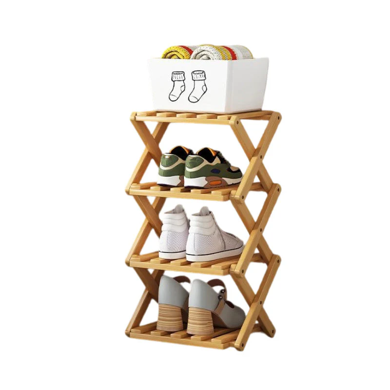 🌞Fris De Lente In Met 50% Korting!👟Duurzaam Opvouwbaar Bamboe Schoenenrek – Meerdere Lagen & Ruimtebesparend! - Image 19