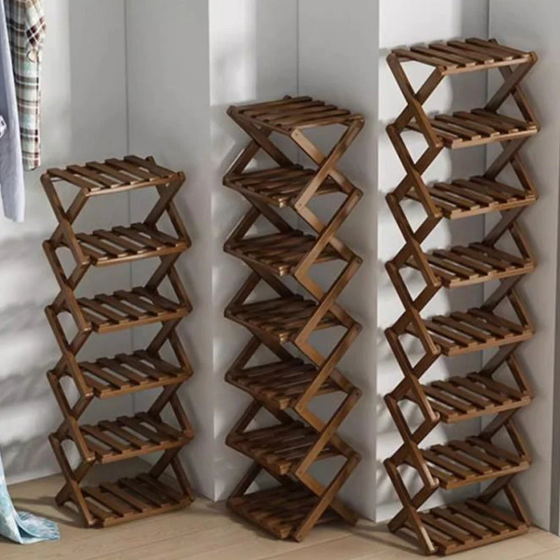 🌞Fris De Lente In Met 50% Korting!👟Duurzaam Opvouwbaar Bamboe Schoenenrek – Meerdere Lagen & Ruimtebesparend! - Image 5