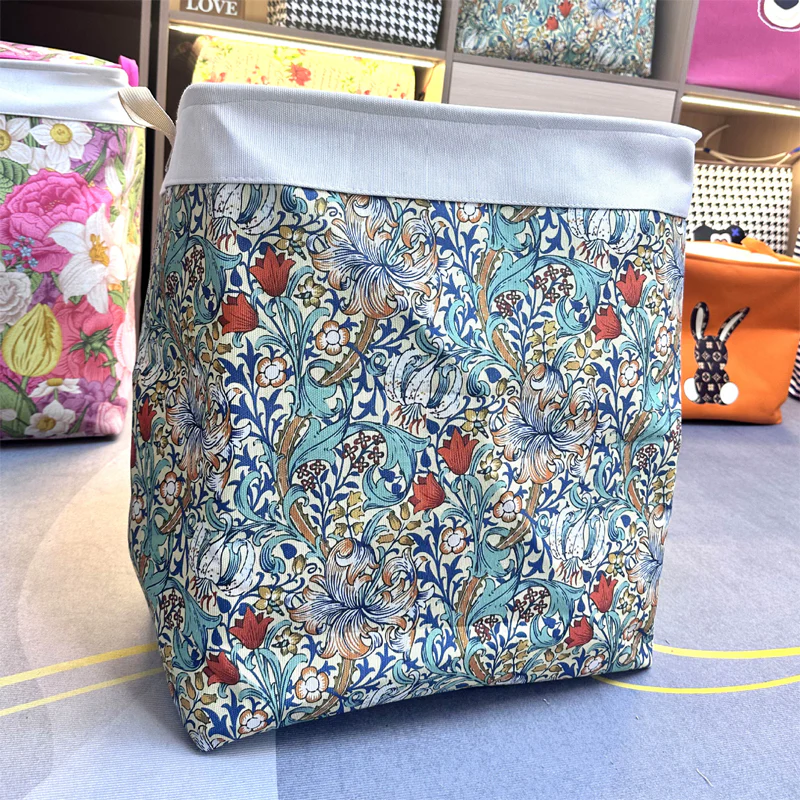 🌞Fris De Lente In Met 50% Korting!🧺Grote opvouwbare opbergbox van canvas – 120L inhoud, stof- & vochtbestendig, met praktische handgrepen voor kleding & beddengoed (50×40×60 cm). - Image 14