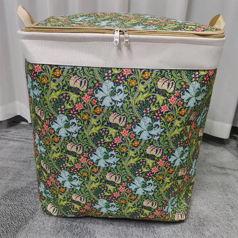 🌞Fris De Lente In Met 50% Korting!🧺Grote opvouwbare opbergbox van canvas – 120L inhoud, stof- & vochtbestendig, met praktische handgrepen voor kleding & beddengoed (50×40×60 cm). - Image 17