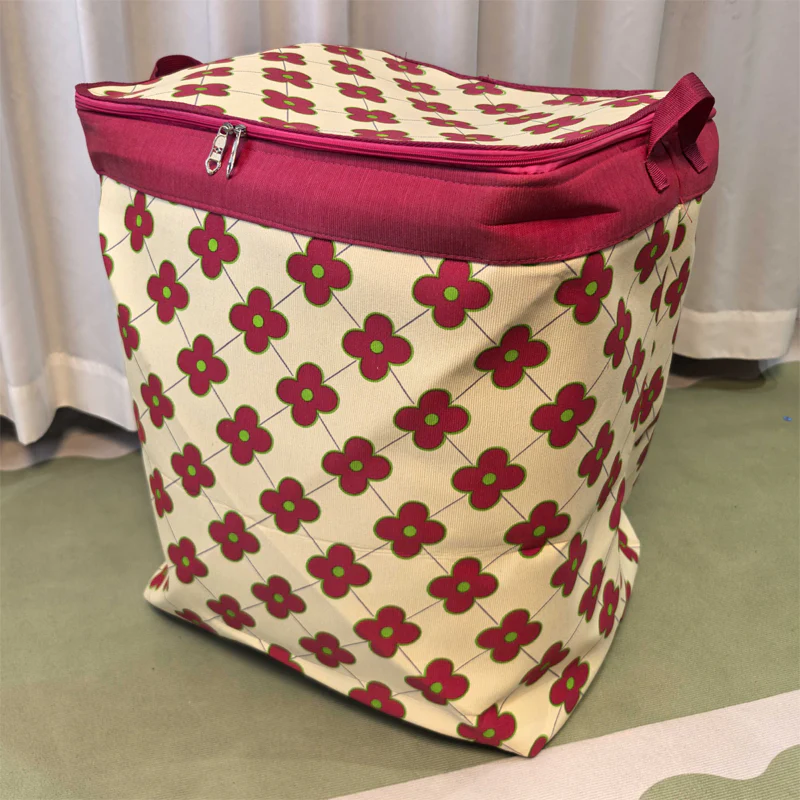 🌞Fris De Lente In Met 50% Korting!🧺Grote opvouwbare opbergbox van canvas – 120L inhoud, stof- & vochtbestendig, met praktische handgrepen voor kleding & beddengoed (50×40×60 cm). - Image 21