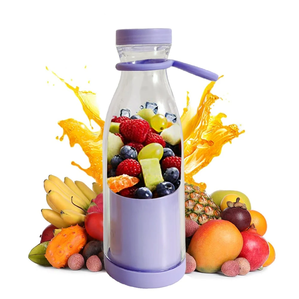 🖤Black Friday topper!50% KORTING✨ Draagbare USB-Oplaadbare Sapcentrifuge (2-in-1 Blender & Fles) – Krachtige 20.000 TPM Motor, Zelfreinigend & BPA-Vrij (Perfect voor Thuis, Werk, Sport & Reizen!) - Image 6