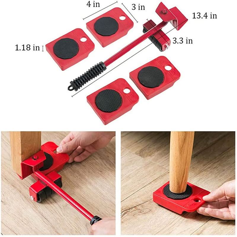 🏠🔧 Meubelliftglijder Meubelverplaatsingsapparaat – 150kg Draagvermogen, Stille Wielen & Vloerbescherming (Verhuizen & Schoonmaken Must-Have!) - Image 5