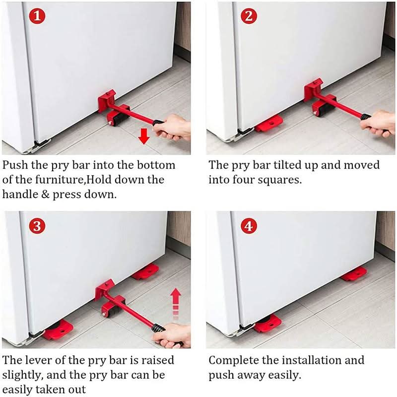 🏠🔧 Meubelliftglijder Meubelverplaatsingsapparaat – 150kg Draagvermogen, Stille Wielen & Vloerbescherming (Verhuizen & Schoonmaken Must-Have!) - Image 6