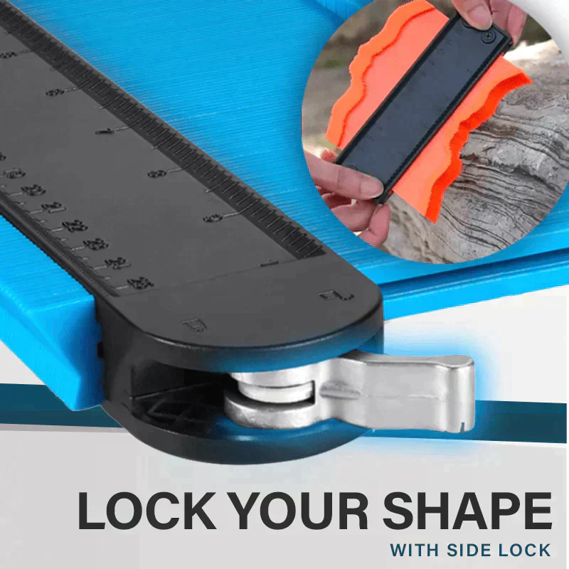 🌞Fris De Lente In Met 50% Korting!📏 Easy Shape Contour Duplicator 5"/10" – Met Vergrendeling | Hoge Precisie Vormkopieertool voor DIY!