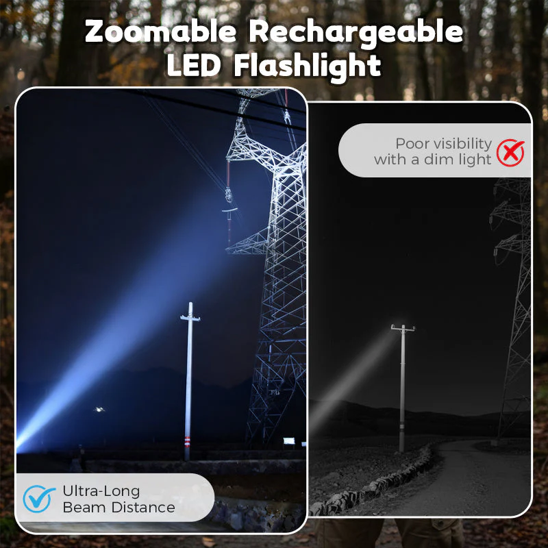 💥Krachtige, zoombare en oplaadbare LED-zaklamp💥 - Image 3