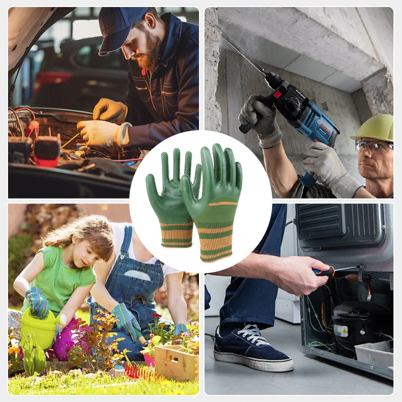 💥 49% OFF🎁 Rubber Coated Work Gloves with Knit Wrist Cuff - Image 7