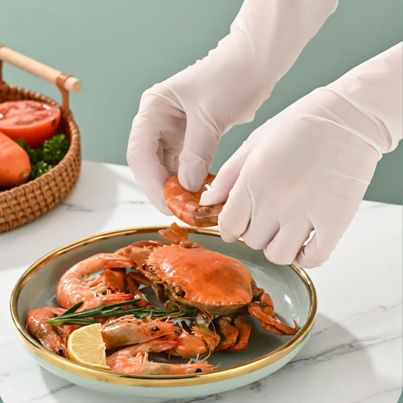 🧤🍽️ Wegwerphandschoenen voor Keukenreiniging – Waterdicht & Chemicaliënbestendig, Flexibele Grip & Flip-Top Toegang - Image 4