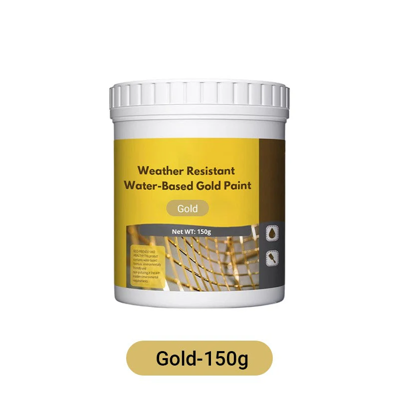 🎉Nieuwjaars Cadeau 50% KORTING!🎨Weerbestendige Waterbasis Goudverf - Hooghechtend & Milieuvriendelijk: Perfect Voor Huisdecor, Handicraft & Gips! - Image 11