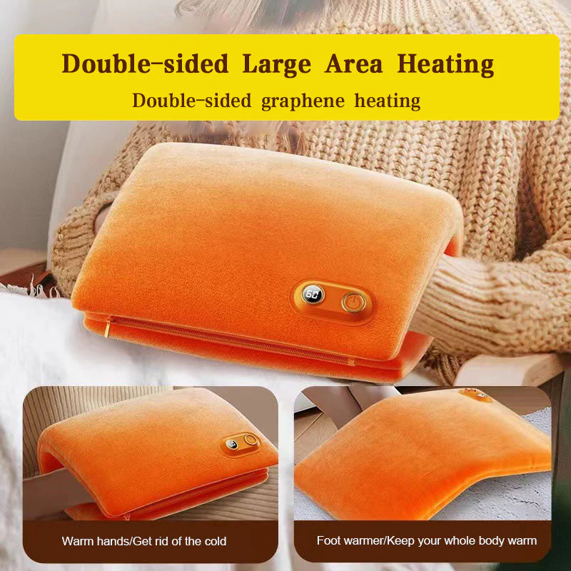 🔥❄️ Grafeen USB Oplaadbare Multifunctionele Handwarmer – 1-Sec Snel Verwarming, 10-Uur Warmte & Dubbelzijdig Heizen（Perfect voor Winter!） - Image 8