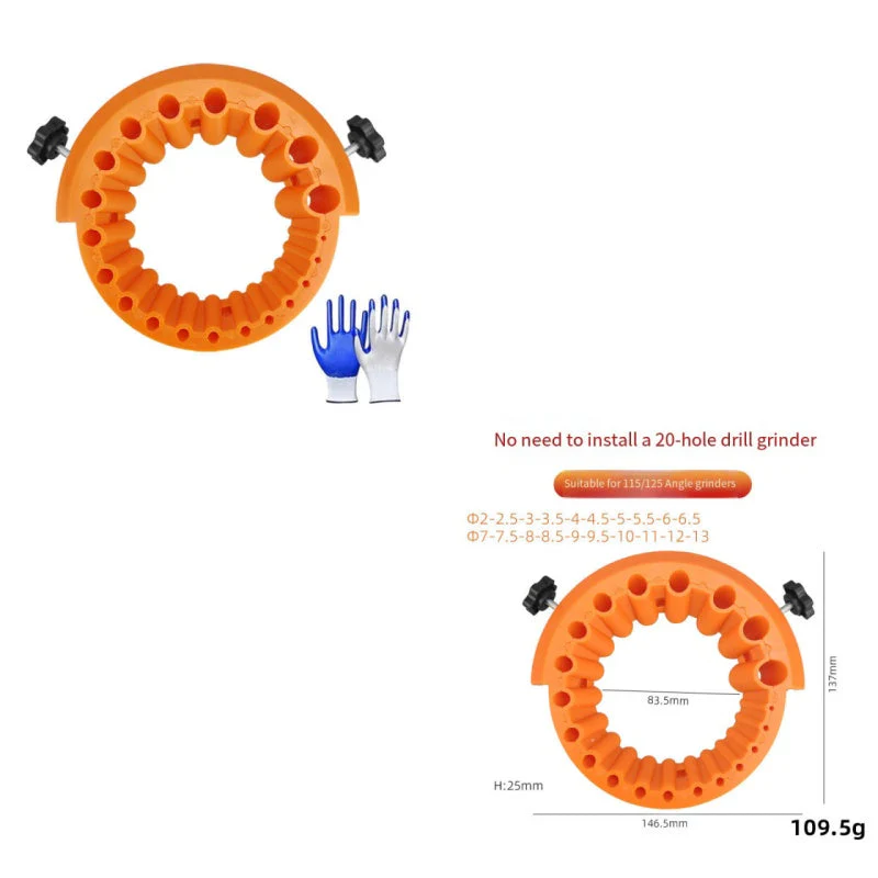 🎉Nieuwjaars Cadeau 50% KORTING!🧰 Multifunctionele Boorslijper voor Haakse Slijpmachines: Snel Scherpteherstel + Duurzame ABS – Kostenefficiënt！ - Image 5