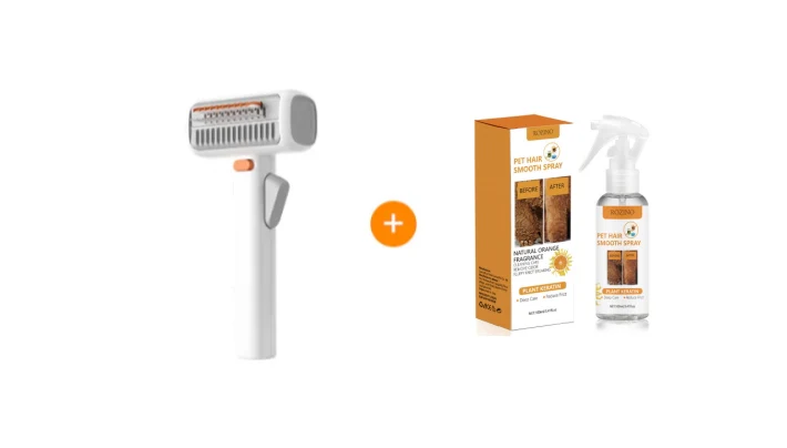 🌞Fris De Lente In Met 50% Korting!🐾 2-IN-1 Zelfontwarrende & Verzorgingskam voor Huisdieren – Painless Ontklitten, Ondervacht Verwijderen & Gezonde Vacht! - Image 10