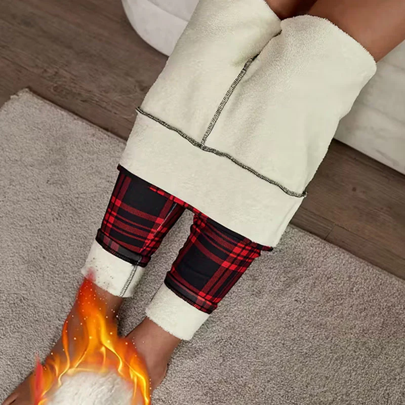 ❄️🧘 Thermische Leggings voor Dames – Geruite, Hoogstreeks & Comfortabel (Winter Must-Have!) - Image 10