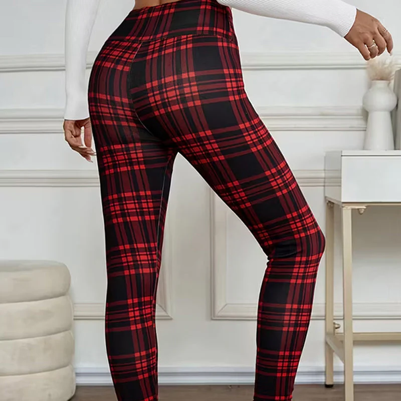 ❄️🧘 Thermische Leggings voor Dames – Geruite, Hoogstreeks & Comfortabel (Winter Must-Have!) - Image 5
