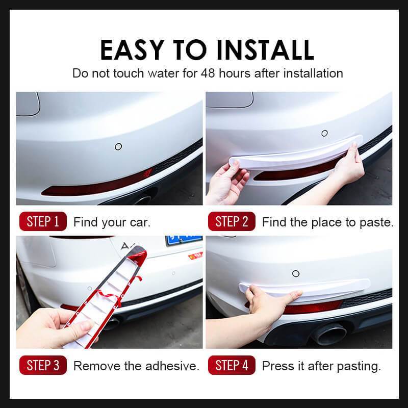 🎉Nieuwjaars Cadeau 50% KORTING!🚗Auto Bumper Anti-Kras Beschermstrip - Eenvoudig Te Installeren & Duurzaam Bescherming Tegen Krassen! - Image 3
