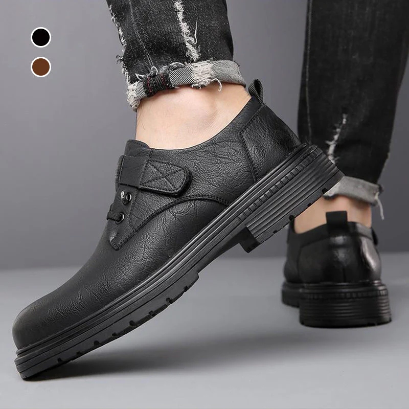👞 Heren Ademende Retro PU Lederen Schoenen - Comfort & Stijl Voor Elke Dag!