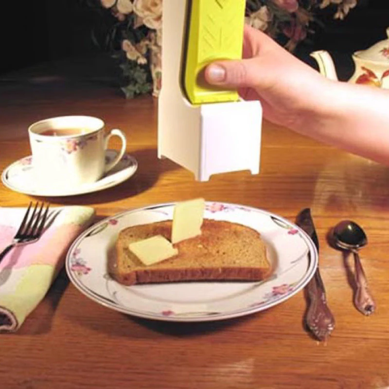 🧀🧈 Handmatige Boter & Kaas Snijder – RVS Antiaanbak Messen, Ergonomisch Grip & Snelle Snijding (Keuken Must-Have!) - Image 2