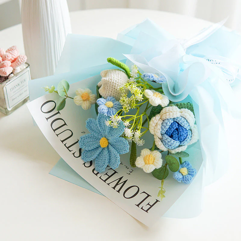 🌞Fris De Lente In Met 50% Korting!💐 Handgemaakt Gehaakt Bloemenboeket | Blijvende Schoonheid & Allergievriendelijk | Kant-en-Klaar Cadeau - Image 11