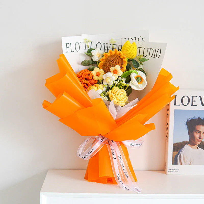 🌞Fris De Lente In Met 50% Korting!💐 Handgemaakt Gehaakt Bloemenboeket | Blijvende Schoonheid & Allergievriendelijk | Kant-en-Klaar Cadeau - Image 13