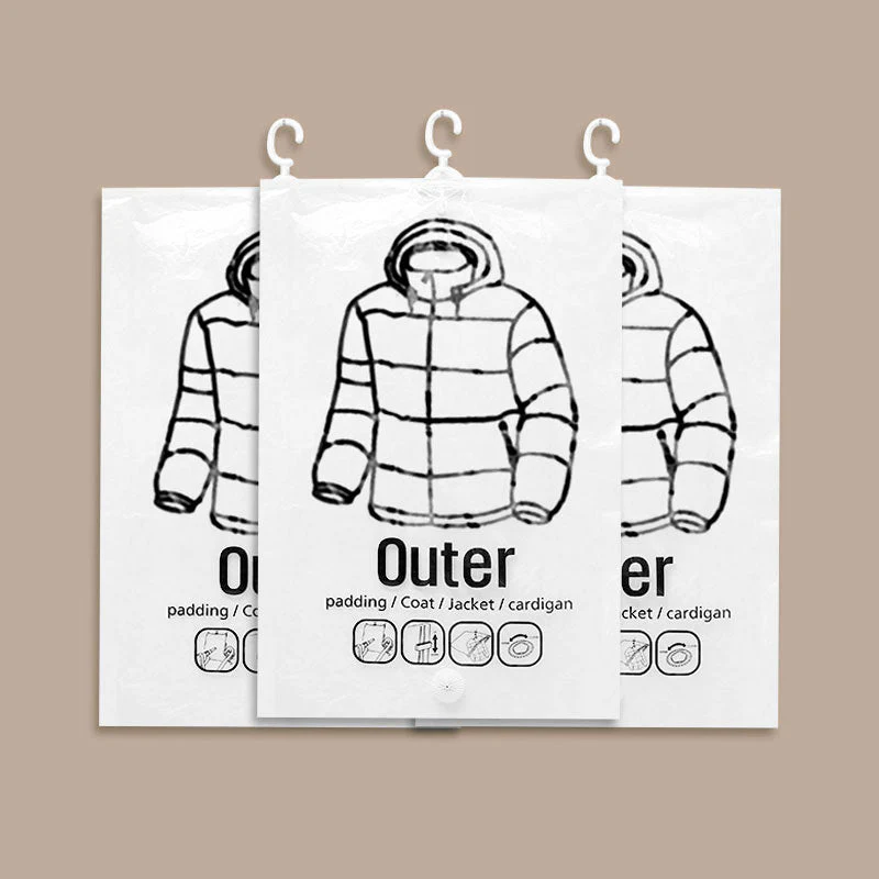 💘Valentijnsaanbieding: 50% Korting! ✨ Hangende Vacuüm Opbergzakken met Elektrische Pomp – Bespaar 75% Meer Ruimte & Tijd! - Image 9