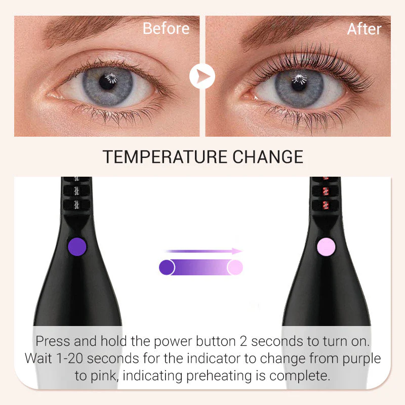 ✨ Verwarmde Wimperkrimper - Perfecte Wimperkrullen in 10s, 24u Houdend! ✨ - Image 3