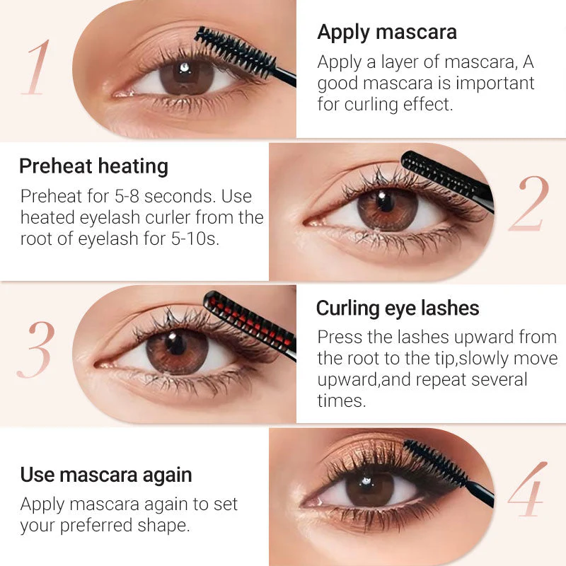 ✨ Verwarmde Wimperkrimper - Perfecte Wimperkrullen in 10s, 24u Houdend! ✨ - Image 8